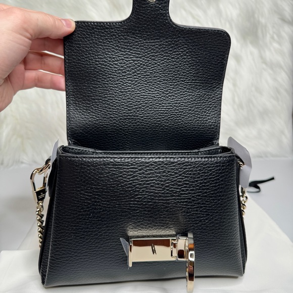 Gucci Dollar Calfskin Interlocking G Black Small Crossbody Bag - Picture 7 of 11